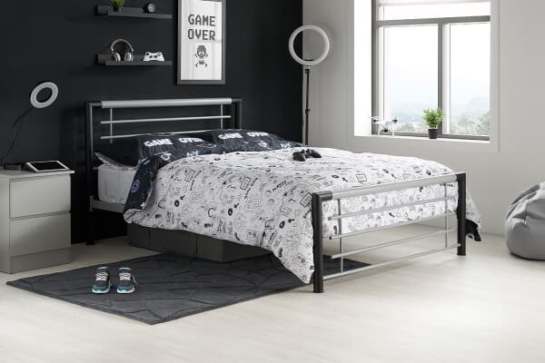 An image for Birlea Faro Metallic Bed