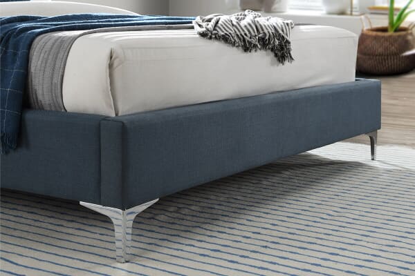An image for Birlea Finn Blue Fabric Bed