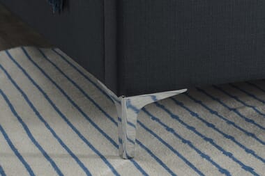 An image for Birlea Finn Black Fabric Bed