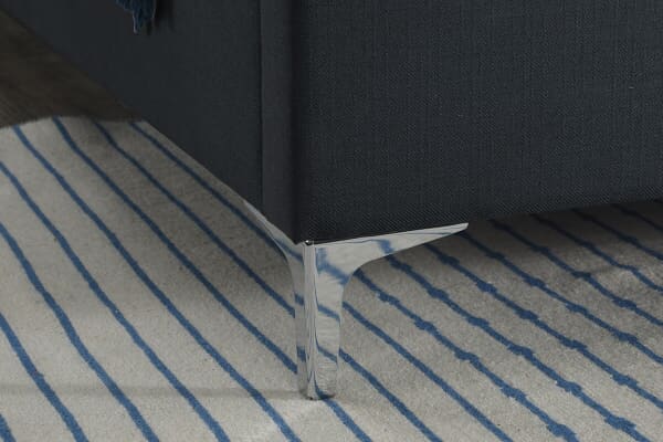 An image for Birlea Finn Black Fabric Bed