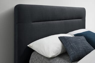 An image for Birlea Finn Black Fabric Bed