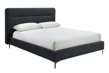 An image for Birlea Finn Black Fabric Bed