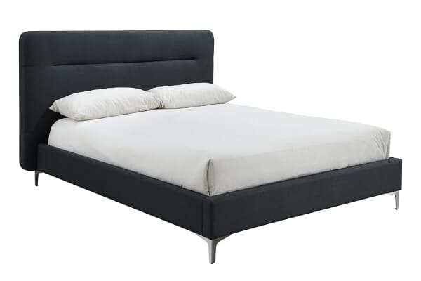 An image for Birlea Finn Black Fabric Bed