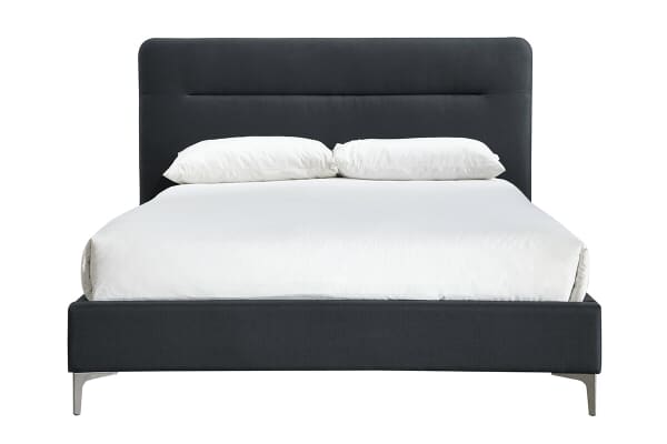 An image for Birlea Finn Black Fabric Bed