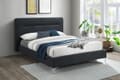 Birlea Finn Black Fabric Bed
