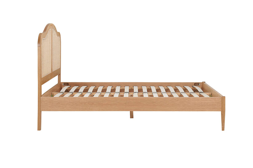 An image for Leonie Rattan Oak Bed