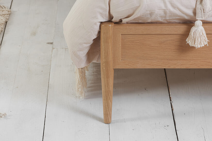 An image for Leonie Rattan Oak Bed