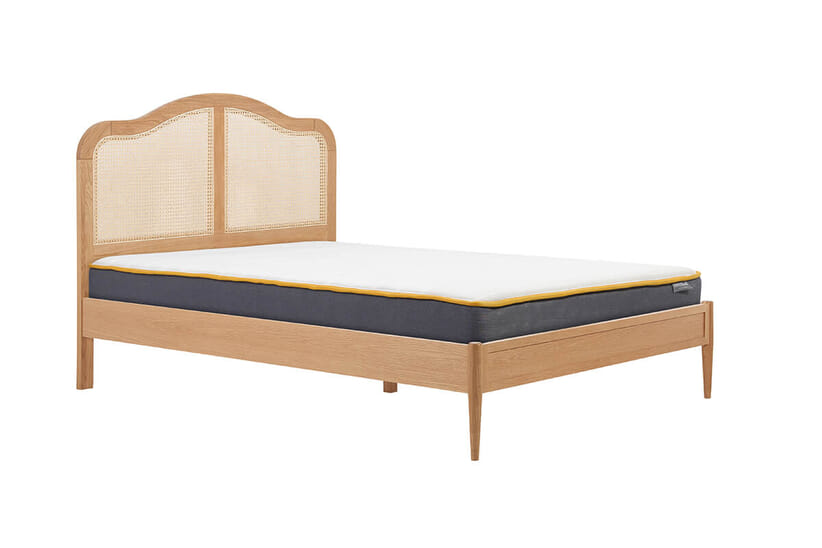 An image for Leonie Rattan Oak Bed