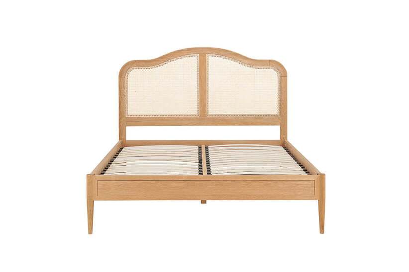 An image for Leonie Rattan Oak Bed