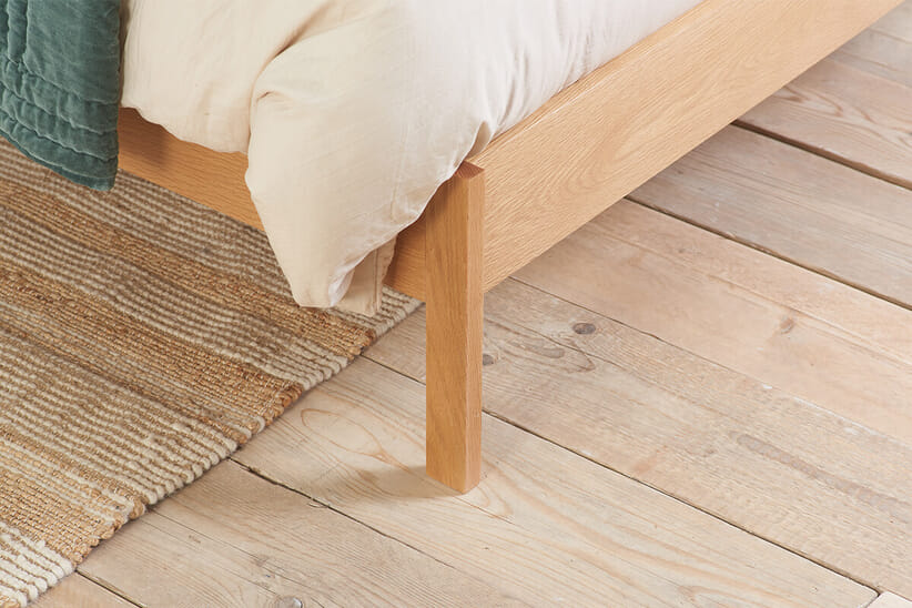 An image for Margot Rattan Oak Bed