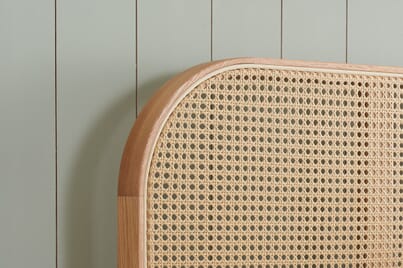 An image for Margot Rattan Oak Bed