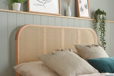 An image for Birlea Margot Rattan Oak Bed