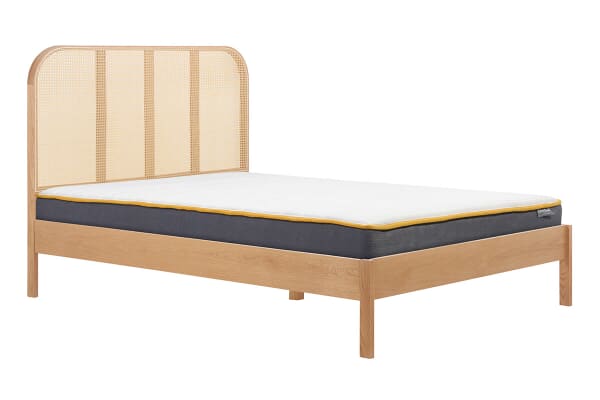 An image for Birlea Margot Rattan Oak Bed