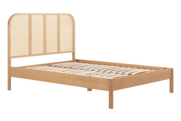An image for Birlea Margot Rattan Oak Bed