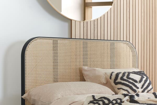 An image for Birlea Margot Rattan Black Bed