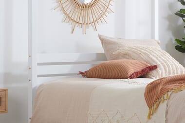 An image for Birlea Mercia White Four Poster Bed