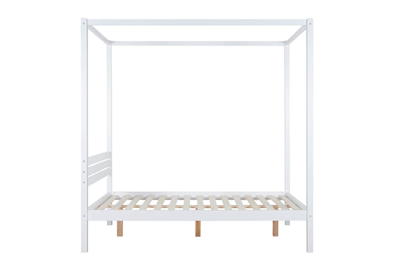 An image for Mercia White Four Poster Bed