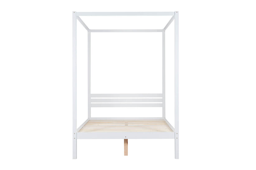 An image for Mercia White Four Poster Bed