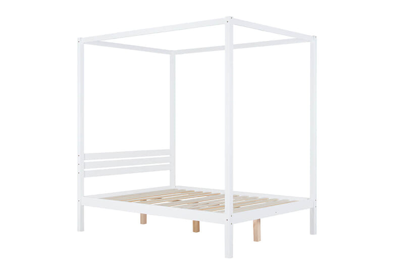 An image for Mercia White Four Poster Bed