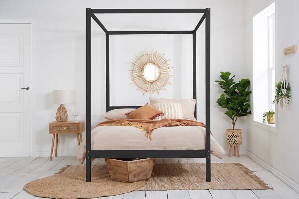 An image for Birlea Mercia Black Four Poster Bed