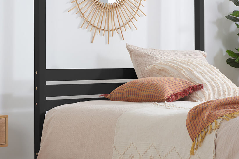 An image for Mercia Black Four Poster Bed