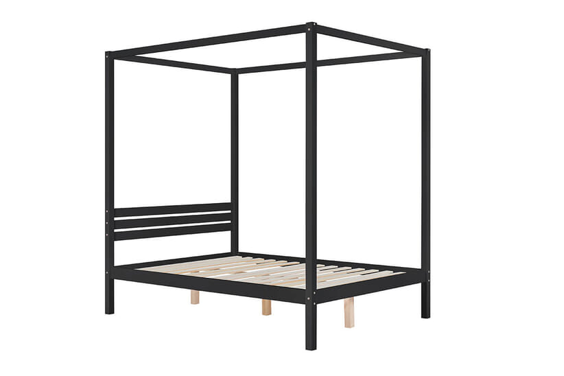An image for Mercia Black Four Poster Bed