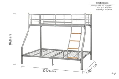 An image for Birlea Nexus Kids Bunk Bed