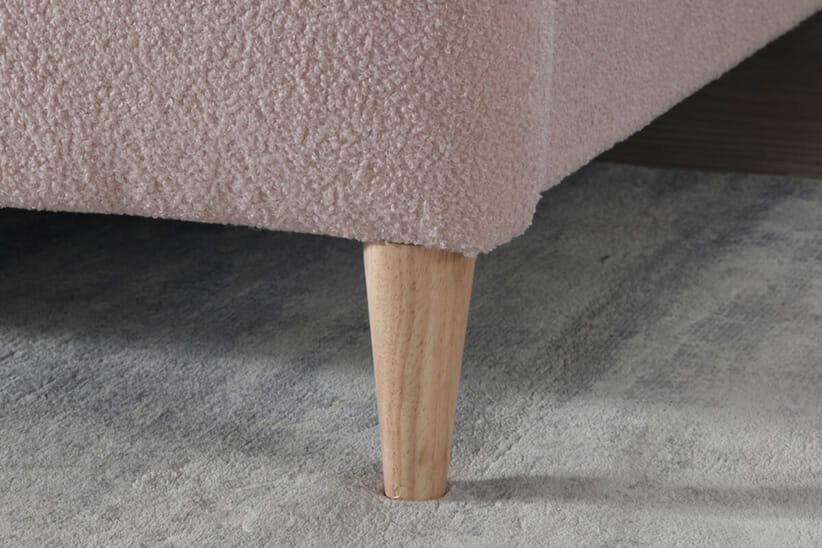 An image for Otley Pink Fabric Bed