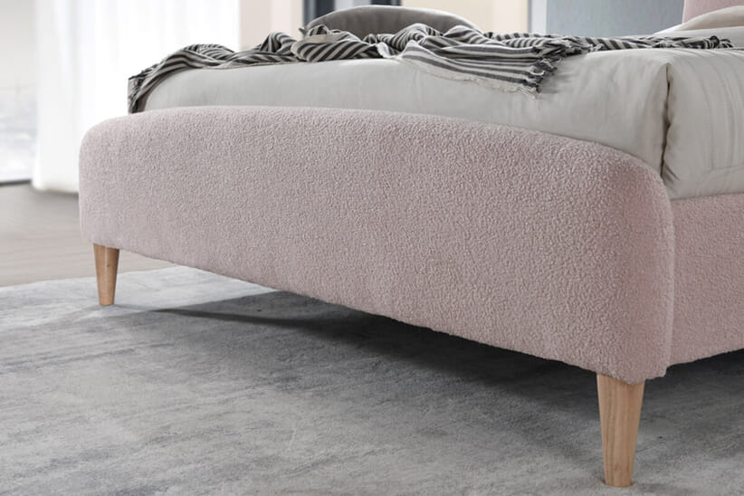 An image for Otley Pink Fabric Bed