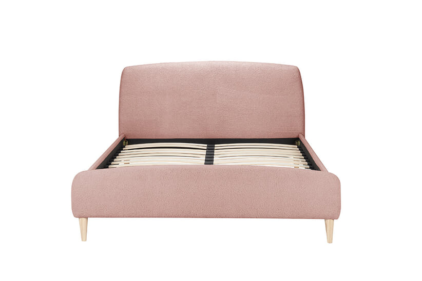 An image for Otley Pink Fabric Bed
