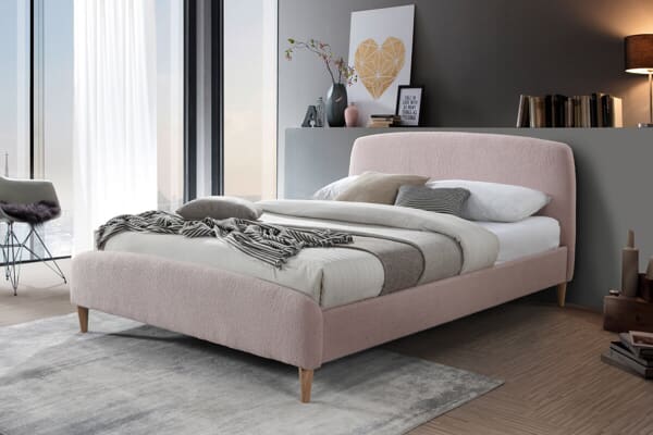 An image for Birlea Otley Pink Fabric Bed