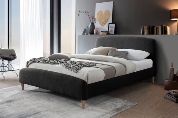 An image for Birlea Otley Charcoal Fabric Bed