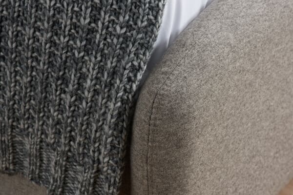 An image for Birlea Quebec Grey Fabric Bed