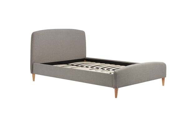 An image for Birlea Quebec Grey Fabric Bed