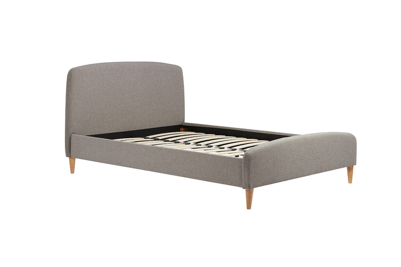 An image for Quebec Grey Fabric Bed