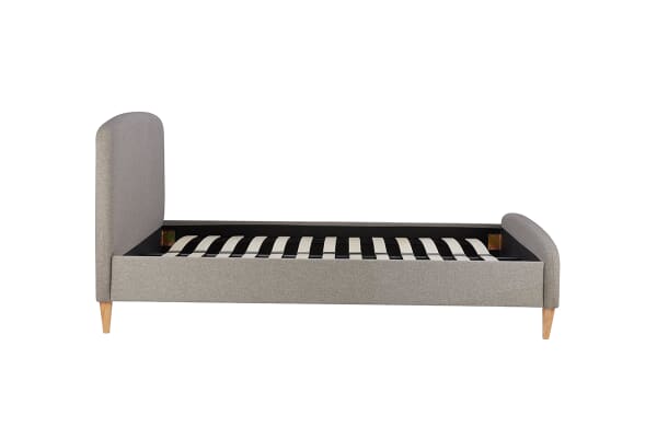 An image for Birlea Quebec Grey Fabric Bed