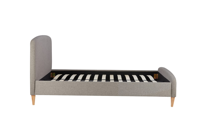 An image for Quebec Grey Fabric Bed