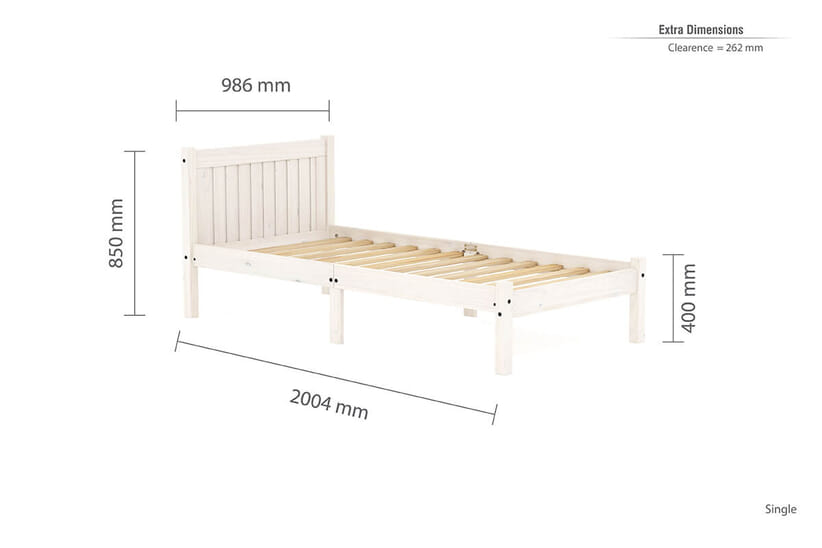 An image for Rio White Bed