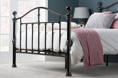 An image for Birlea Victoria Black Nickel Bed