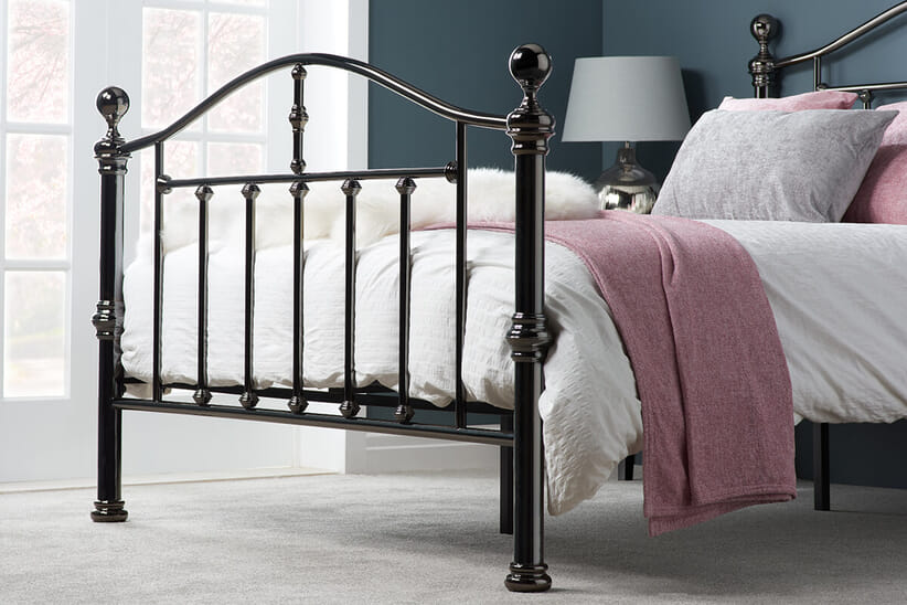 An image for Victoria Black Nickel Bed