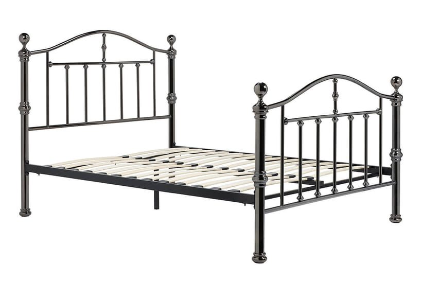 An image for Victoria Black Nickel Bed