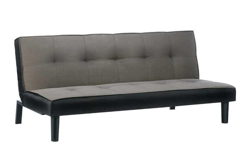 An image for Aurora Grey Velvet Sofa Bed