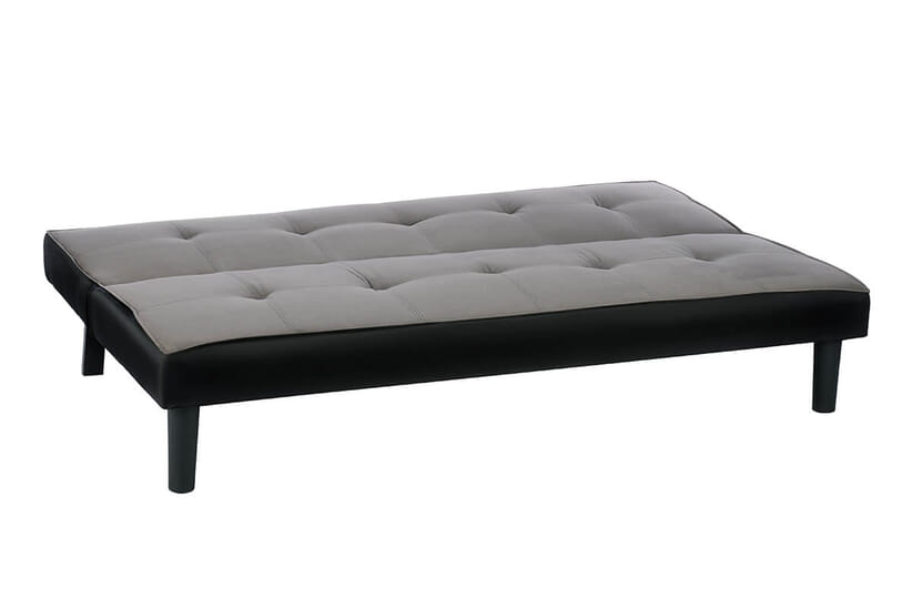 An image for Aurora Grey Velvet Sofa Bed