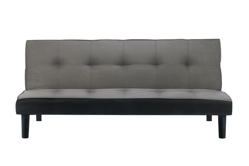 An image for Aurora Grey Velvet Sofa Bed