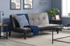 Aurora Grey Velvet Sofa Bed