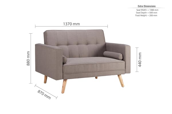 An image for Birlea Ethan Grey Sofa Bed
