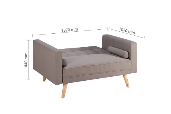 An image for Birlea Ethan Grey Sofa Bed