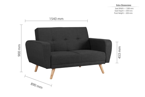 An image for Birlea Farrow Grey Sofa Bed