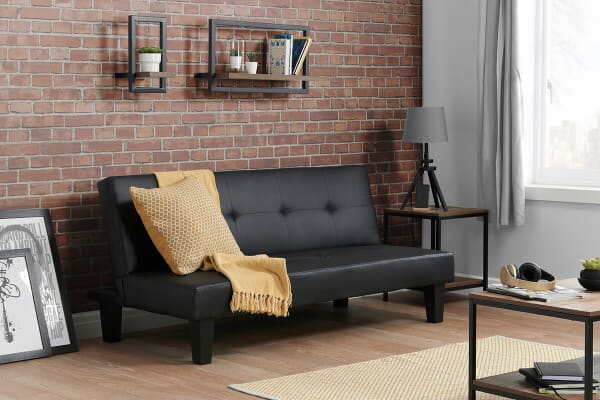 An image for Birlea Franklin Black Sofa Bed