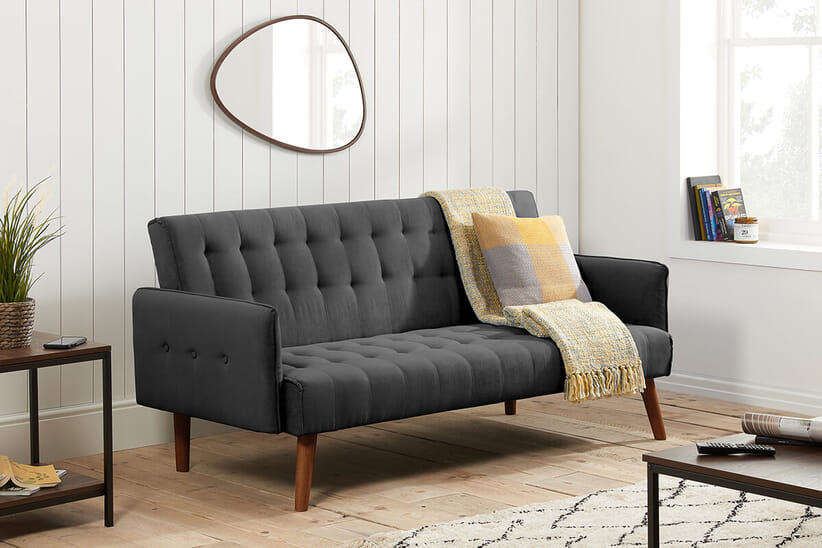 An image for Hudson Grey Sofa Bed